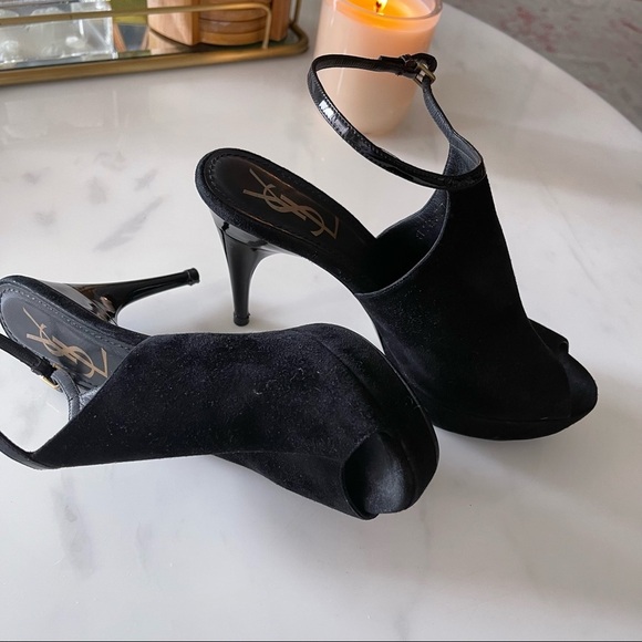 YSL Suede Booties - Picture 1 of 10